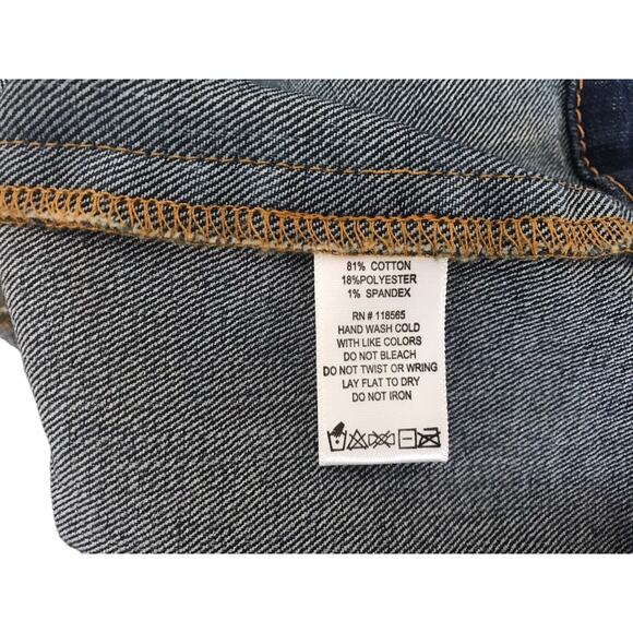 Stay Country Denim Jacket Womens Size 3X Dark Wash Graffiti Art Western Trucker - Picture 12 of 14